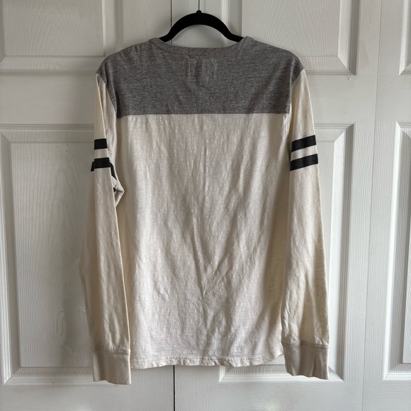 American Eagle OF Vintage Off-White Gray M Long Sleeve Pullover Y2K 99 Pinkman - Picture 5 of 5